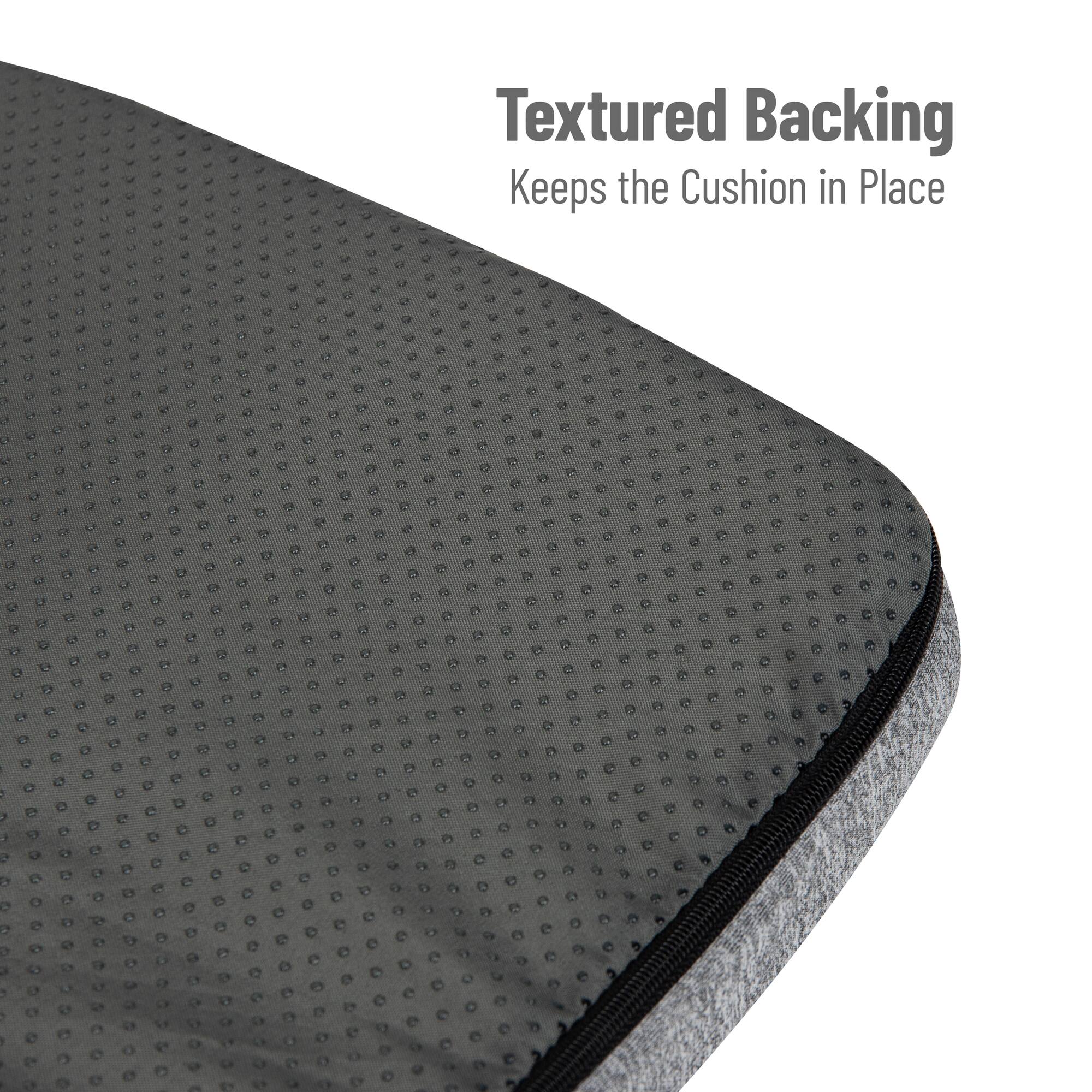 Mind Reader Harmony Collection Blue & Gray Memory Foam Ergonomic Seat Cushion
